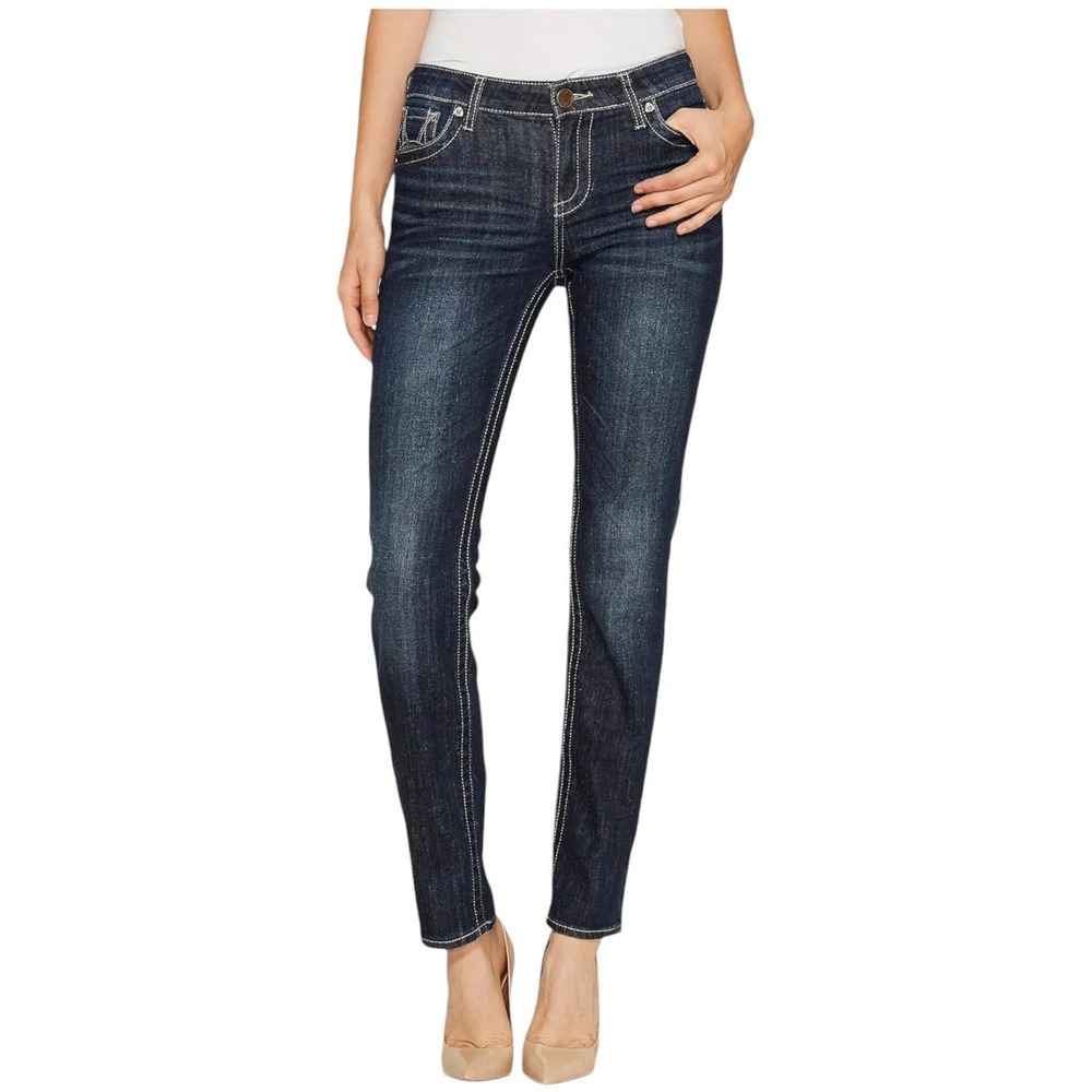 KUT from the Kloth Women's Stevie Straight Leg Jeans Wise - Regular